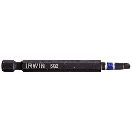 Irwin Tools Impact Performance Series Square Recess Power Bit #2, 3 In.
